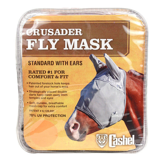 Cashel Crusader Standard Nose Fly Mask with Ears